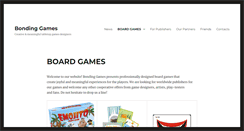 Desktop Screenshot of bondinggames.com