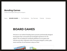 Tablet Screenshot of bondinggames.com